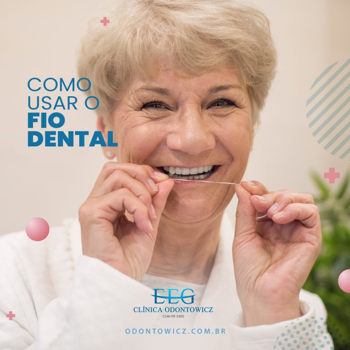 Como usar o fio dental