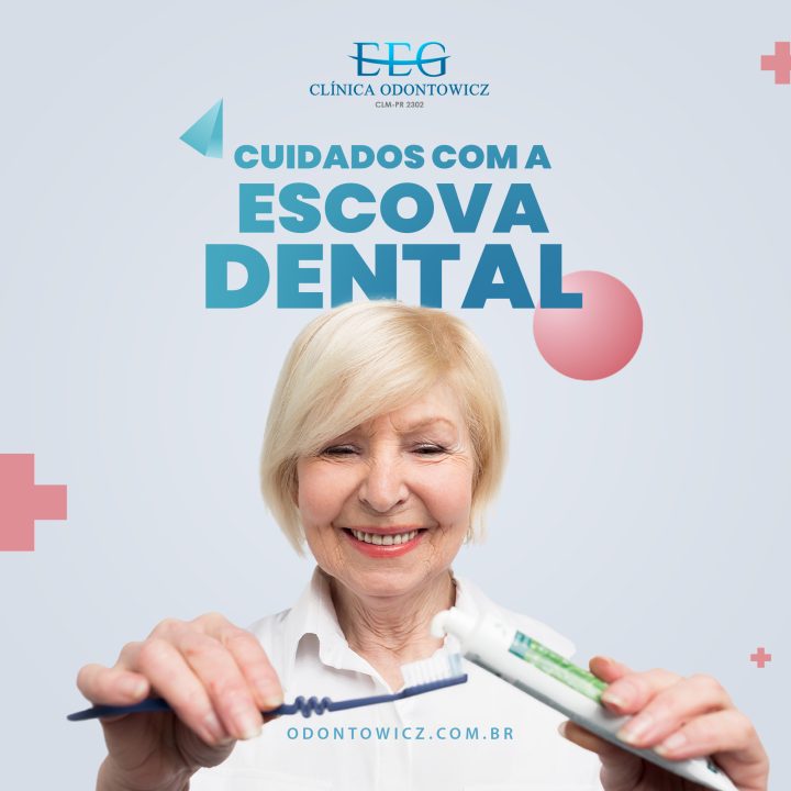 Cuidados com a escova dental